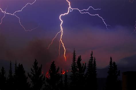 Lightning Sparking More Boreal Forest Fires Climate Change Vital