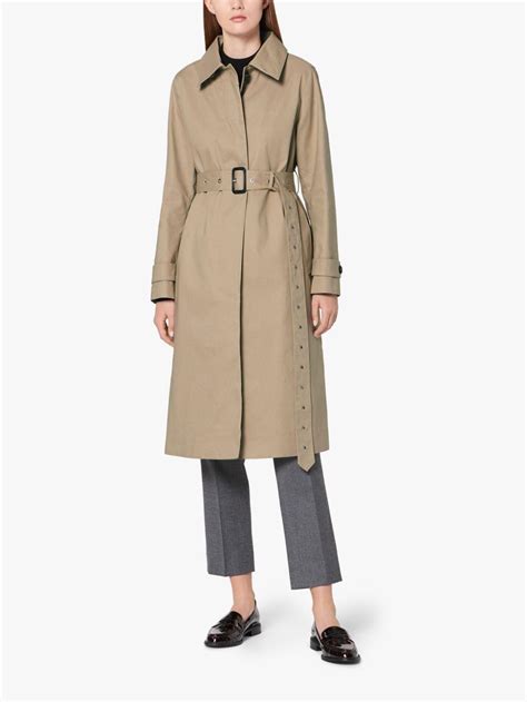 Mackintosh Roslin Fawn Raintec Cotton Single Breasted Trench Coat Lm