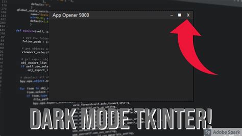 Custom Dark Mode Title Bars In Tkinter Youtube