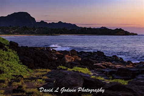 Kauai Poipu Sunrise David L Godwin Photography