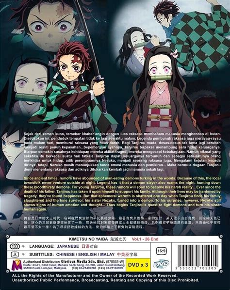 Dvd Anime Demon Slayer Kimetsu No Yaiba Complete Tv Series 1 26