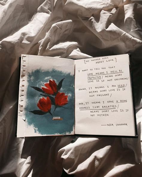 Noor Unnahar Art Journal Poetry Notebook Ideas Inspiration Pale