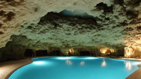 A Natural Cave With A Pool Amusement Logic
