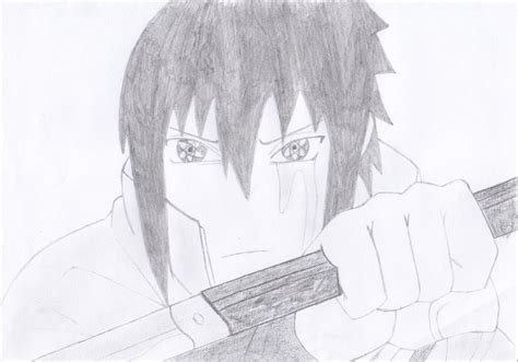 Pencil Drawing Of Sasuke Uchiha By Rakstern On Deviantart
