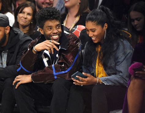 Chadwick boseman and taylor simone ledward laugh as they chat in their seats.getty images. Gotham Awards 2021: Chadwick Boseman honored by wife, see ...