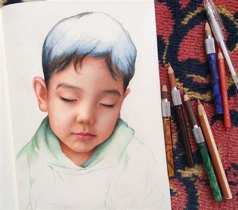 Boy Portrait Pencil Drawing By Maratart Using Art N Fly Pencil