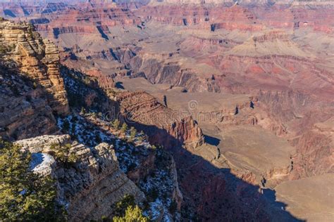 Scenic Grand Canyon South Rim Stock Image Image Of Extreme Famous