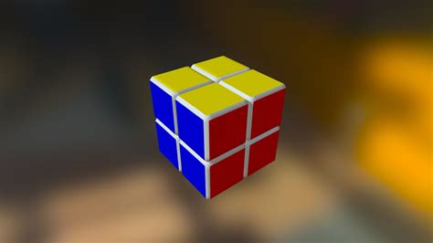 Rubiks Cube 2x2 White Download Free 3d Model By Ayunfat Ayunfat