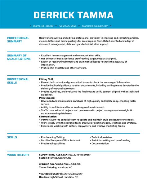 Example Of A Resume Resume Examples And Guides For Any Job 50 Examples
