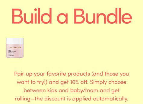 New Build Your Own Bundle And Save Evereden