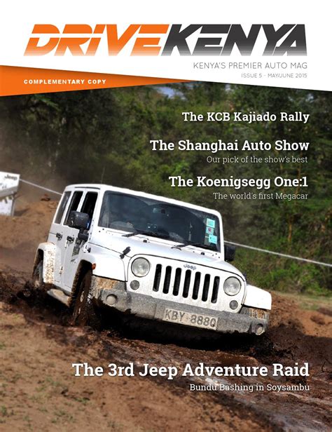 Drive Kenya Mayjune 2015 Issue By Drive Kenya Issuu