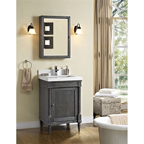 A variety of cabinet sizes and configurations allows you to customize your space naturally. Fairmont Designs Rustic Chic 24" Vanity for Quartz Top ...