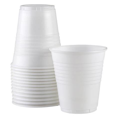 White Plastic Cups 6oz 180ml Carton 1000 Sayka