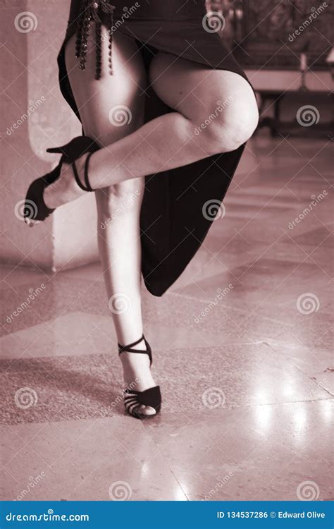 Ballroom Female Dancer Dancing Stock Photo Image Of Dancer
