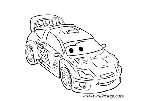 cars 2 carla Colouring Pages