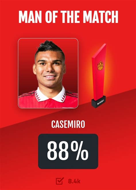 The United Stand On Twitter 💪 With 8400 Votes Casemiro Is Your Man