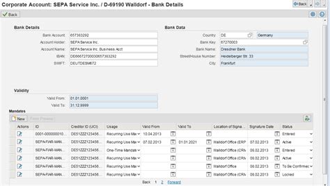 The tool will check that the local bank code, branch code, and account number conform to the standards. Sepa Configuration Set Up Guide Sap Blogs
