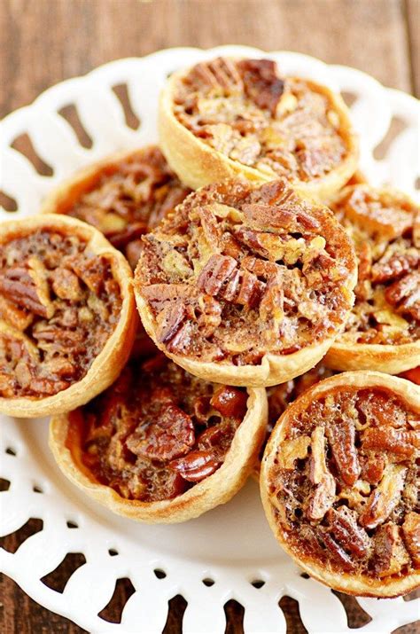 Mini Pecan Pie Recipe Perfect For Thanksgiving Or Christmas Dessert