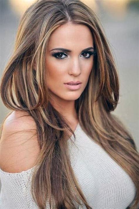 Light Brown Hair With Highlights Images