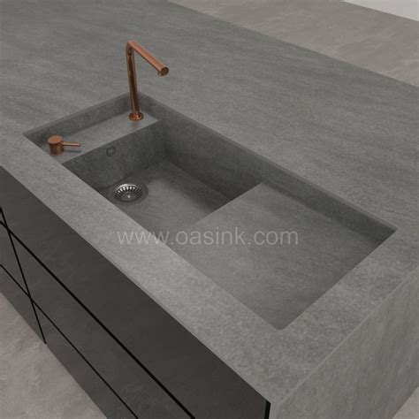 Neolith Basalt Grey Martina Sink Oasink Integrated Sinks