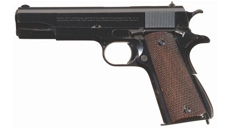 Colt Government Model Semi Automatic Pistol Rock Island Auction