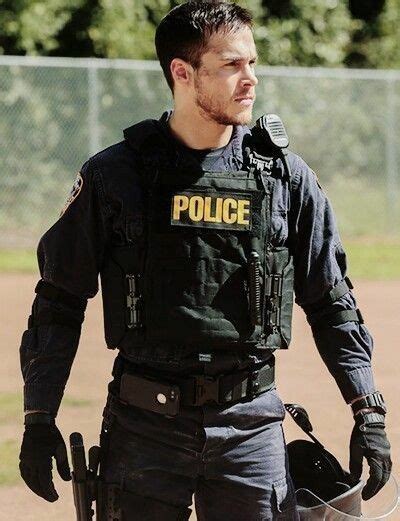 Swat skips the chimney and rips off the doors in a christmas raid. Chris Wood in 2020 | Men in uniform, Hot cops, Police
