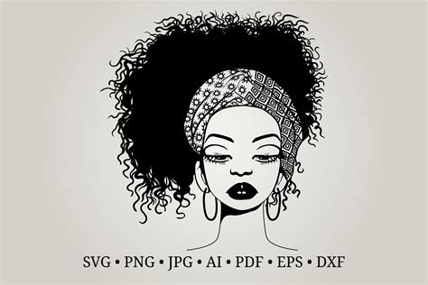 Black Women Svg Illustration Par Euphoria Design · Creative Fabrica