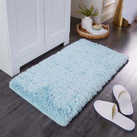 Check out our bathroom rugs selection for the very best in unique or custom, handmade pieces from our home & living shops. Hotel Style Ultra Plush & Soft Memory Foam Bath Rug, Light Blue, 22" x 40" - Walmart.com ...