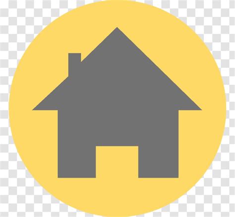 House Icon Design Yellow Transparent Png
