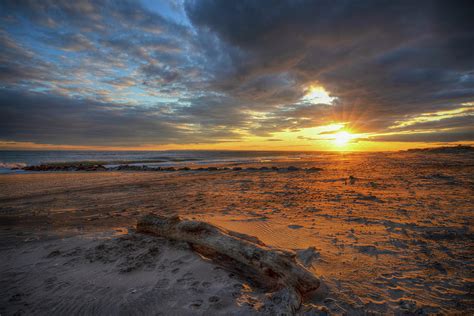 Winter Sunset Rockaway Beach New York Photograph By Mike Deutsch Pixels