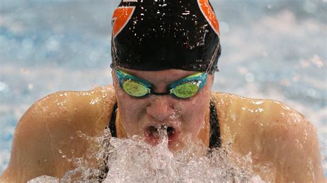 Olivia Elgin Of Green Jonny Marshall Of Firestone Swimming To Success