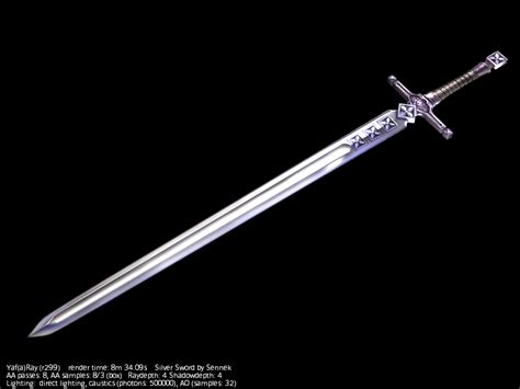 Silver Sword By Sennek On Deviantart