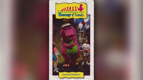 Barney And Friends Carnival Of Numbers Vhs Time Life Video Rare My
