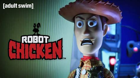 The Toy Story Gang Face Andy S New Toy Robot Chicken Adult Swim Youtube
