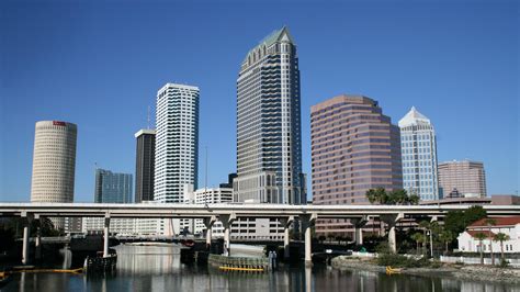 Downtown Skyline In Tampa Florida Image Free Stock Photo Public