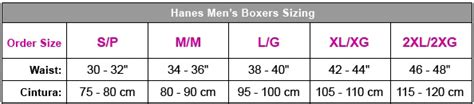 Men S Hanes Boxers Size Chart My Xxx Hot Girl