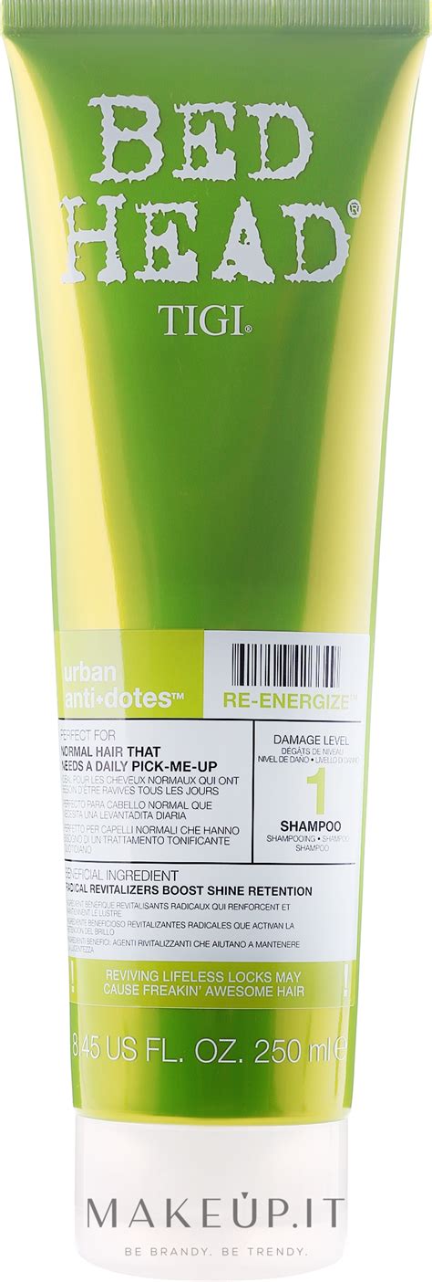 Tigi Bed Head Urban Antidotes Re Energize Shampoo Shampoo Capelli