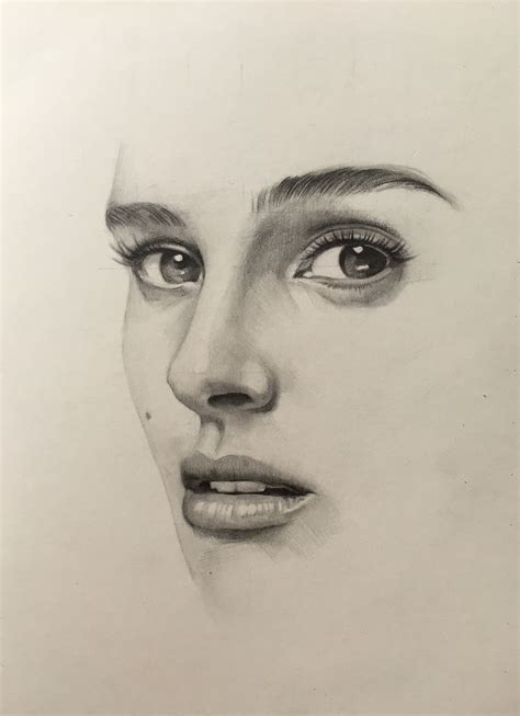 Pencil Portrait Mastery Natalie Portman Pencil Drawing By Jahun Ku