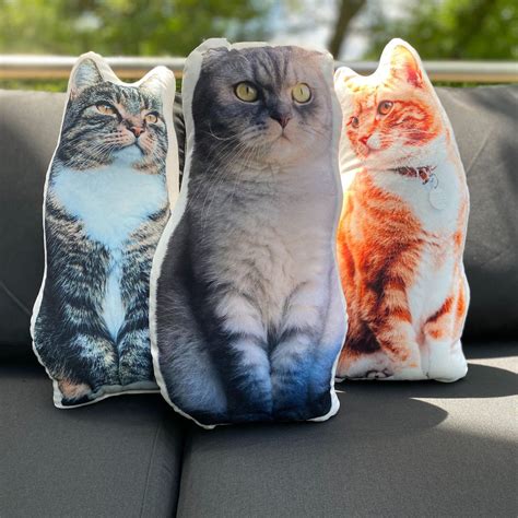 Custom Shaped Cat Pillow Made In Usa All About Vibe