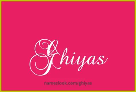Ghiyas Meaning Pronunciation Origin And Numerology Nameslook