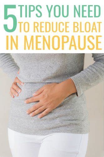 5 Tips For Reducing Bloat In Menopause