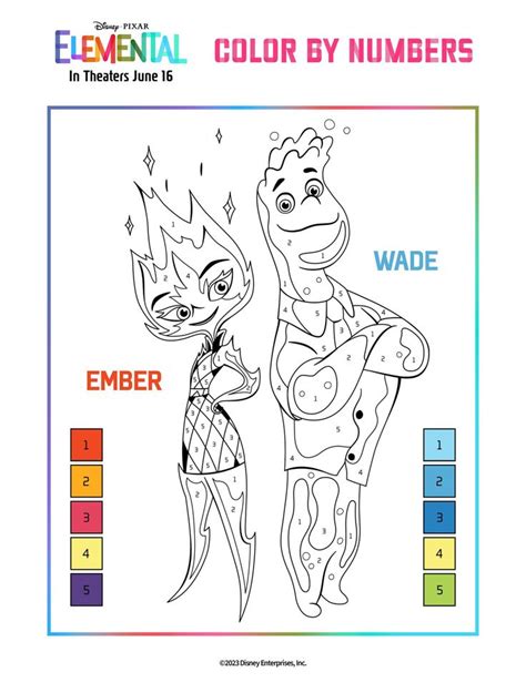 Elemental Coloring Pages And Activity Sheets In 2023 Disney Coloring