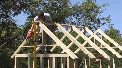 Build A Garden Shed Roof Framing Roof Framing Building A Shed Roof