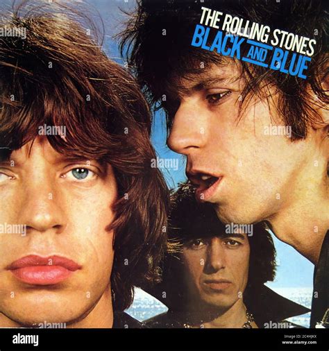 Rolling Stones Black And Blue 12 Vinyl Lp Vintage Record Cover