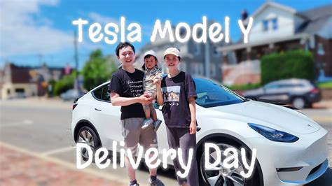 Tesla Model Y Delivery Day 取车全记录｜touchless Delivery Youtube