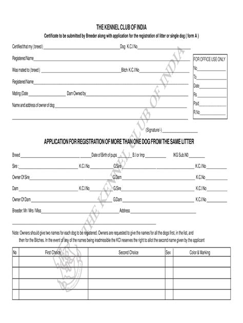 Kci Certificate Apply Online Fill Online Printable Fillable Blank