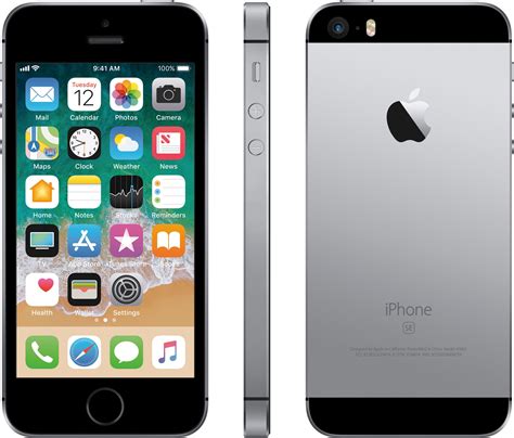 Best Buy Apple Iphone Se 64gb Space Gray Atandt Mlm42lla