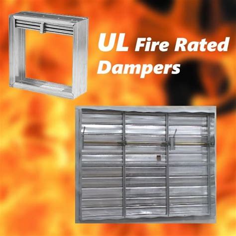 Fire Smoke Dampers Can Save Lives Ul Fire Rated Dampe