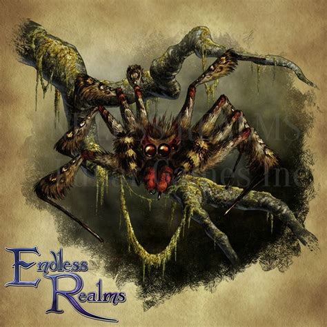 Endless Realms Bestiary Leopard Spider By Jocarra Bestiary