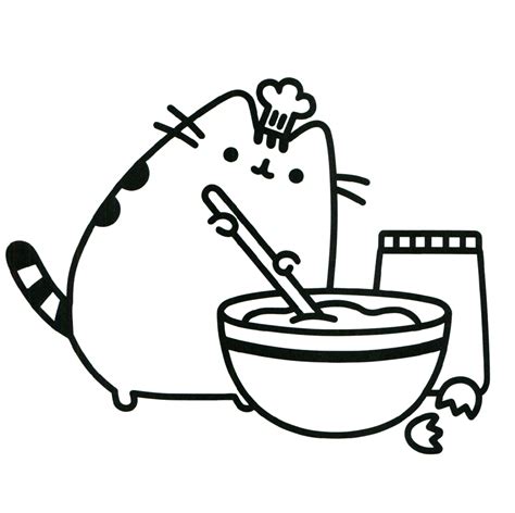 Original Project Pusheen Coloring Contest Open By Pusheenlover55 Sketch